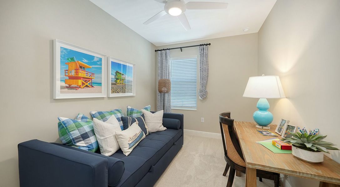 Representative furnished interior of a home built from the Avery by Neal Communities in SkySail, Naples (Image 29).
