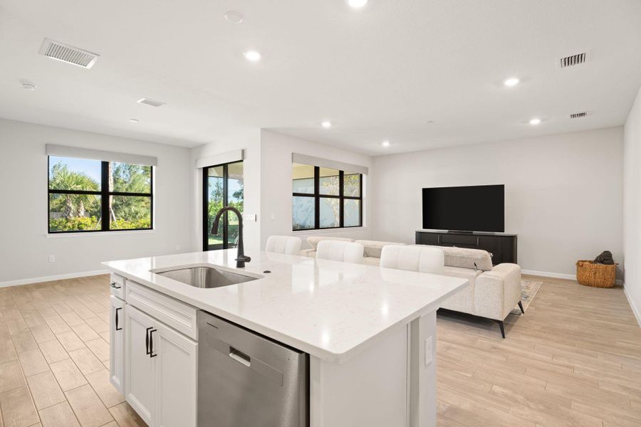 Furnished interior view inside a new home in Veranda Gardens, Port St. Lucie (Image 21).