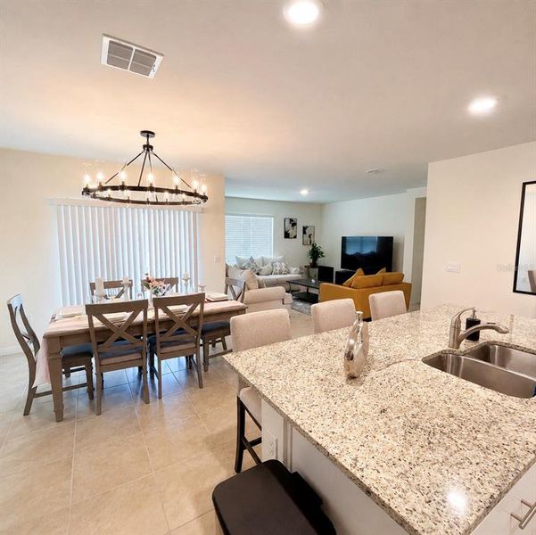 Furnished interior view inside a new home in , Kissimmee (Image 13). Furnished interior view inside a new home in , Kissimmee (Image 13).