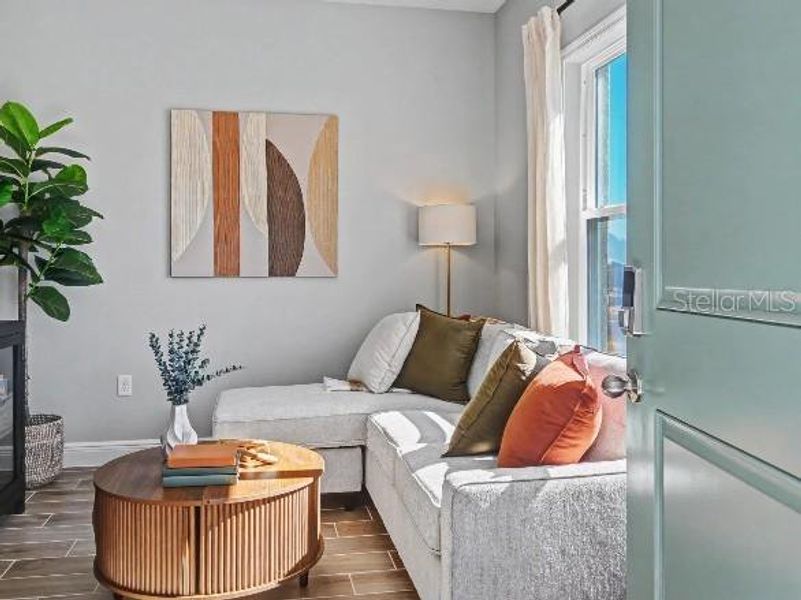 Furnished interior view inside a new home in Oakstone Farms, Leesburg (Image 16).