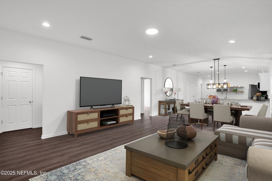 Furnished interior view inside a new home in , Palatka (Image 13).