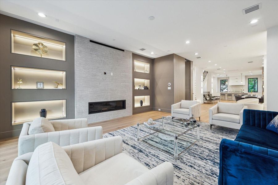 Furnished interior view inside a new home in , Houston (Image 28).