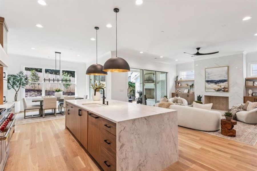 Furnished interior view inside a new home in , Marietta (Image 18).