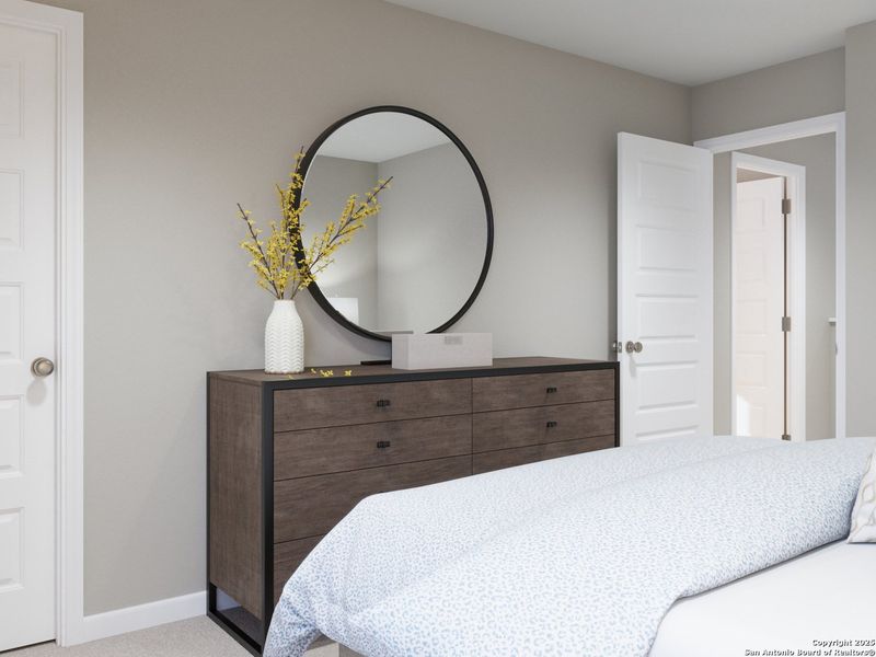 Furnished interior view inside a new home in Abbott Place, St. Hedwig (Image 22).