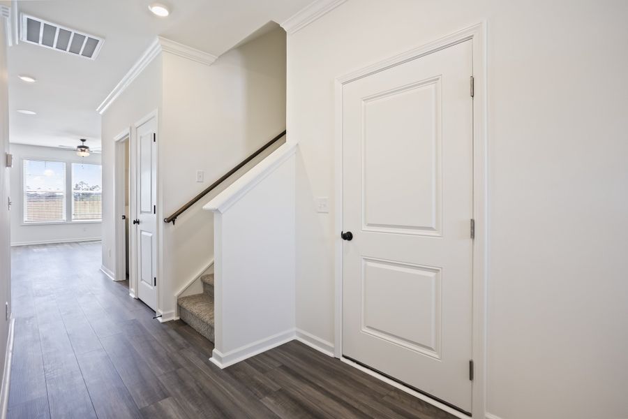 Spacious, unfurnished interior of a new home in Providence Station at Trolley Run, Aiken (Image 19). Spacious, unfurnished interior of a new home in Providence Station at Trolley Run, Aiken (Image 19).