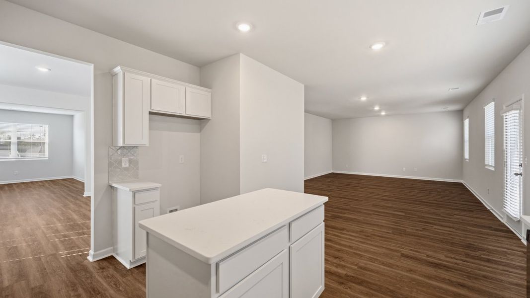 Furnished interior view inside a new home in Oakchase at Hampton, Hampton (Image 4).