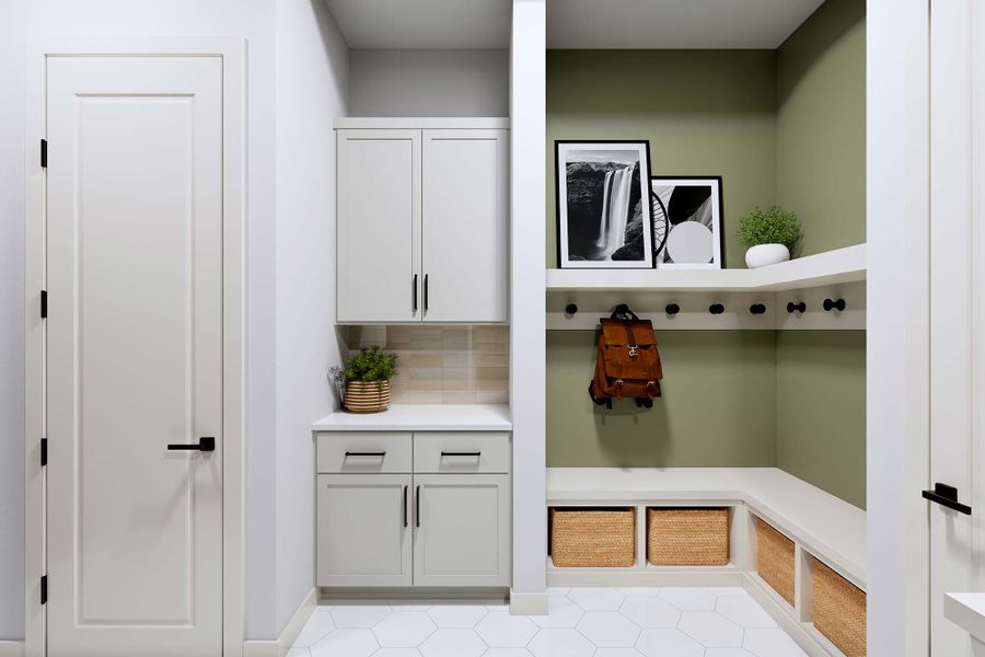 The Copperglen - Mudroom