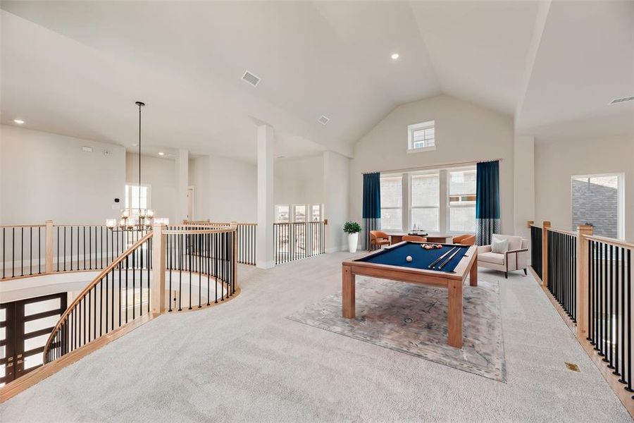Furnished interior view inside a new home in Grand Estates of Anna, Anna (Image 9).