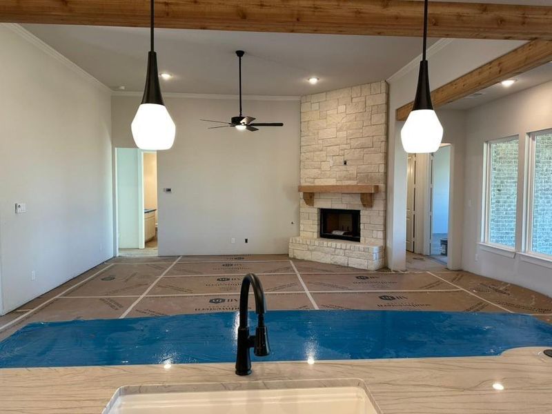 In-progress construction of a new home in , Leonard, TX (Image 23).