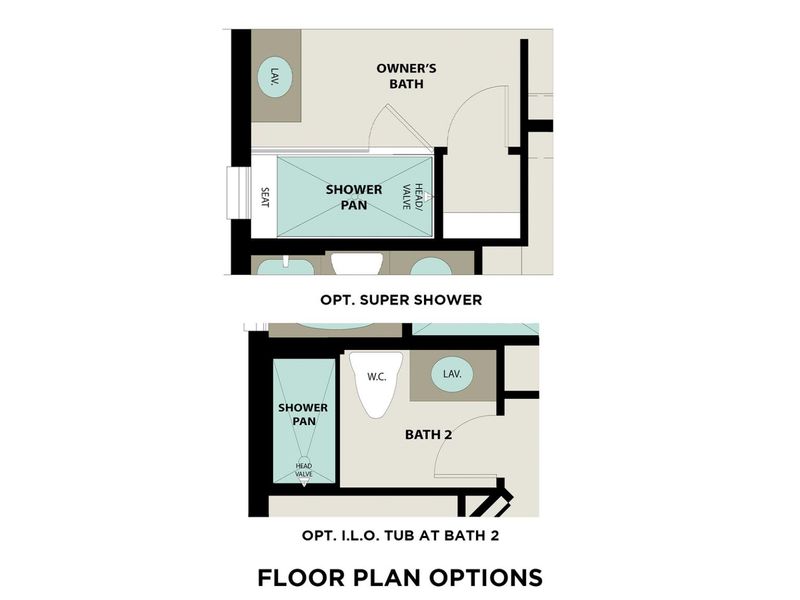 2D floor plan layout for the The Diana A by Davidson Homes LLC in Lago Mar, Texas City, TX (Image 4).