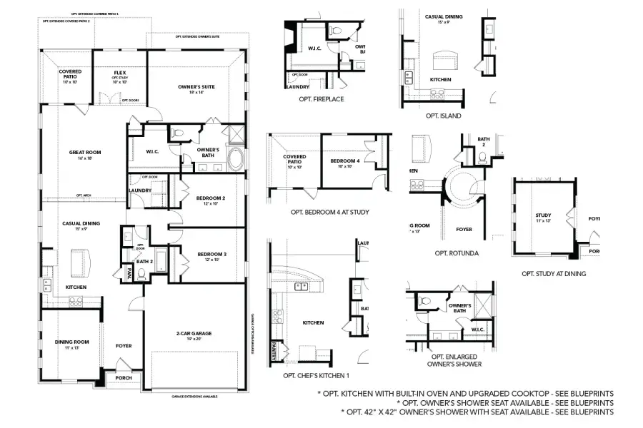 2D floor plan layout of this home in Sunterra, Katy, TX (Image 2). 2D floor plan layout of this home in Sunterra, Katy, TX (Image 2).