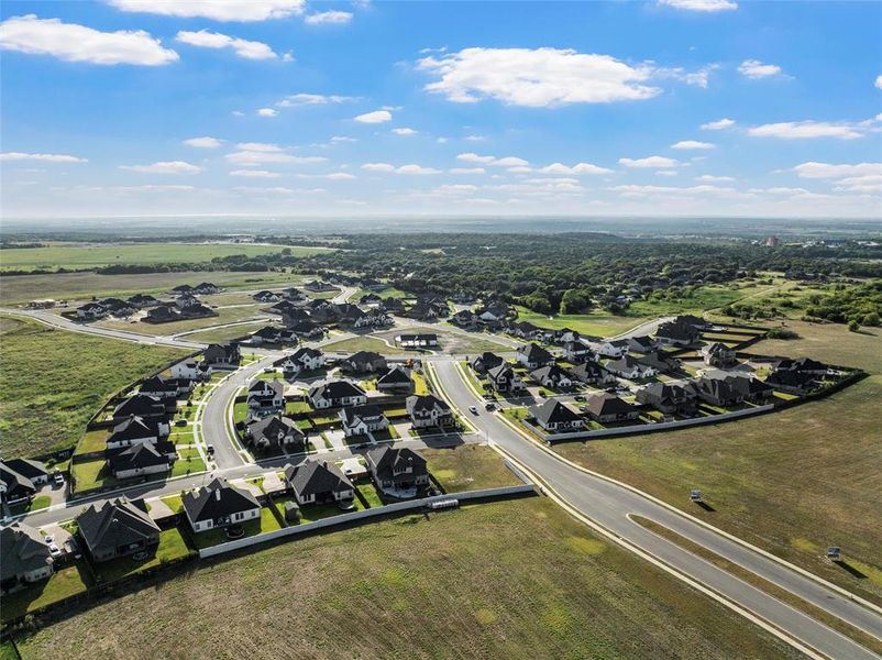 Aerial view of residential area Aerial view of residential area