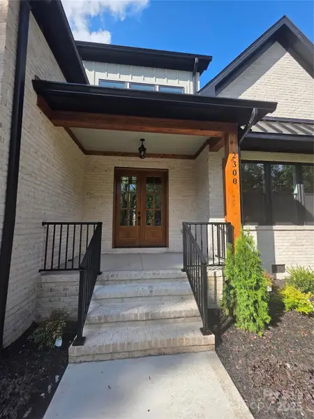 Exterior details and patio area of a home in , Charlotte (Image 2). Exterior details and patio area of a home in , Charlotte (Image 2).