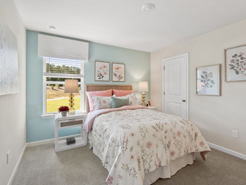 The Taylorsville Basement floorplan provides four secondary bedrooms.