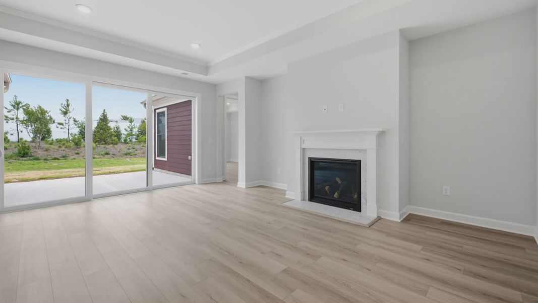 Spacious, unfurnished interior of a new home in The Courtyards at Oak Grove, Durham (Image 20).