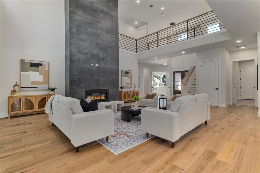Furnished interior view inside a new home in , Southlake (Image 7).