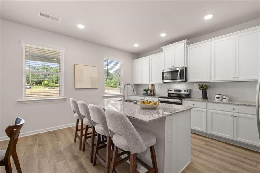 Furnished interior view inside a new home in Kingsmere Estates, Loganville (Image 12).