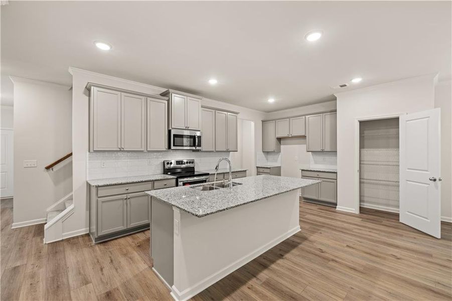 Furnished interior in a model home at The Retreat at Walden Park in Jonesboro (Image 13).