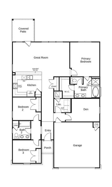 2D floor plan layout of this home in McKinney Crossing, Austin, TX (Image 5). 2D floor plan layout of this home in McKinney Crossing, Austin, TX (Image 5).