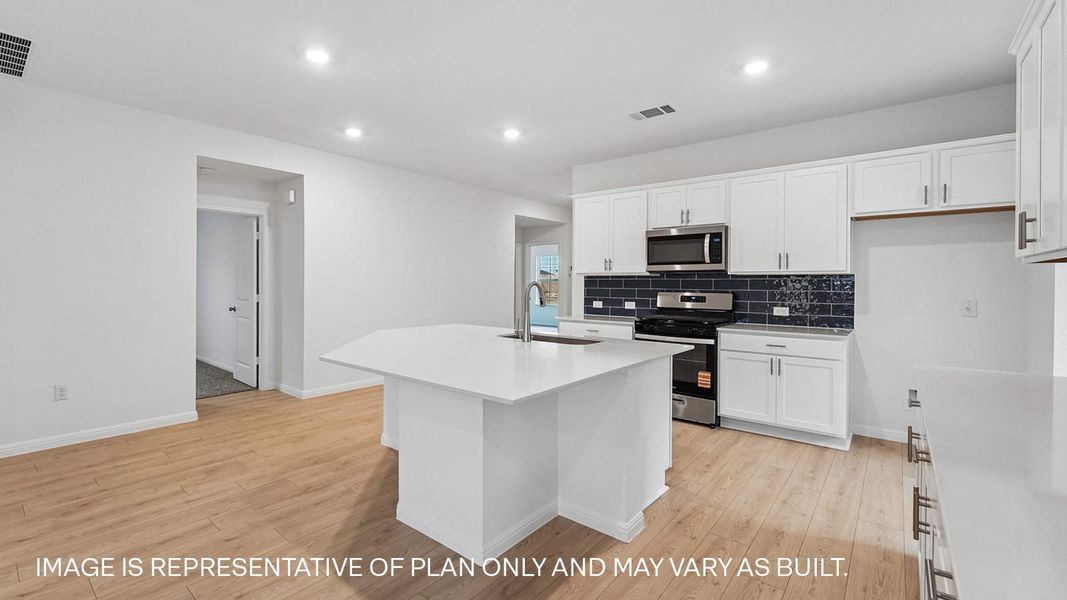 Furnished interior view inside a new home in Bar W Ranch, Leander (Image 6).