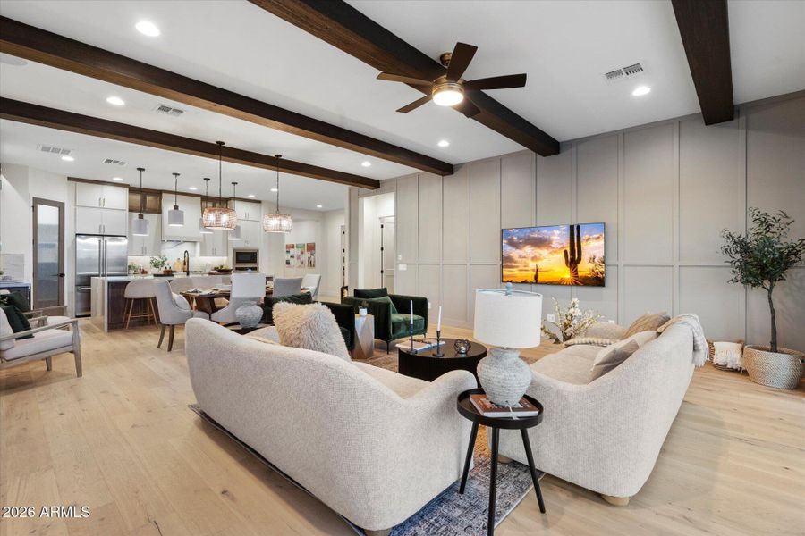 Great Room To Dining & Kichen