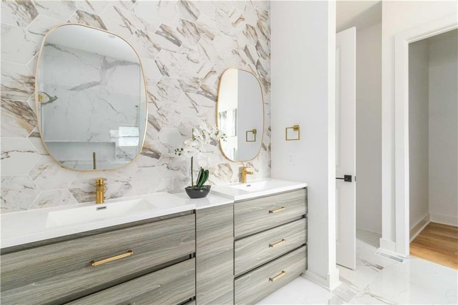 Furnished interior view inside a new home in , Decatur (Image 41).