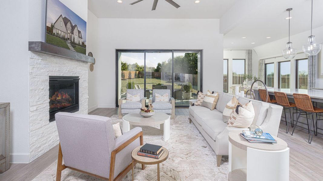 Furnished interior view inside a new home in Lakewood Village, Lakewood Village (Image 8).