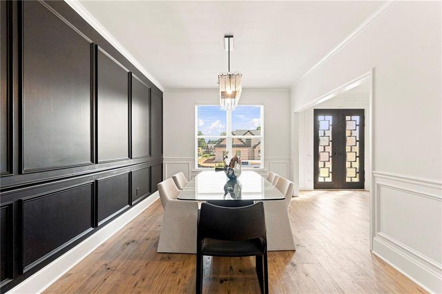 Furnished interior view inside a new home in , Conyers (Image 28).