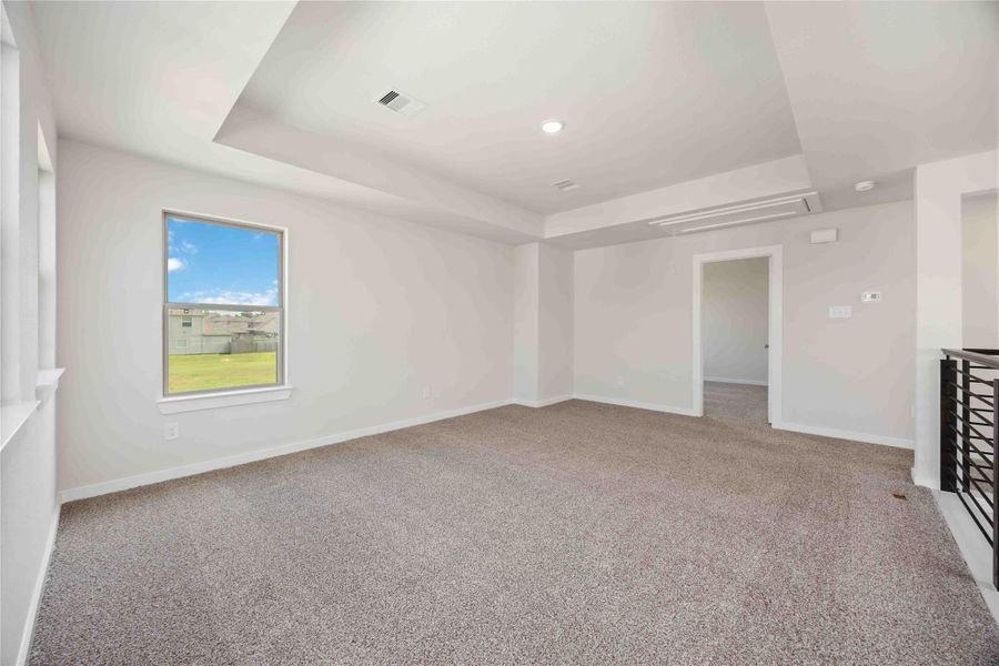 Spacious, unfurnished interior of a new home in Bluebonnet Village, Bellville (Image 12). Spacious, unfurnished interior of a new home in Bluebonnet Village, Bellville (Image 12).