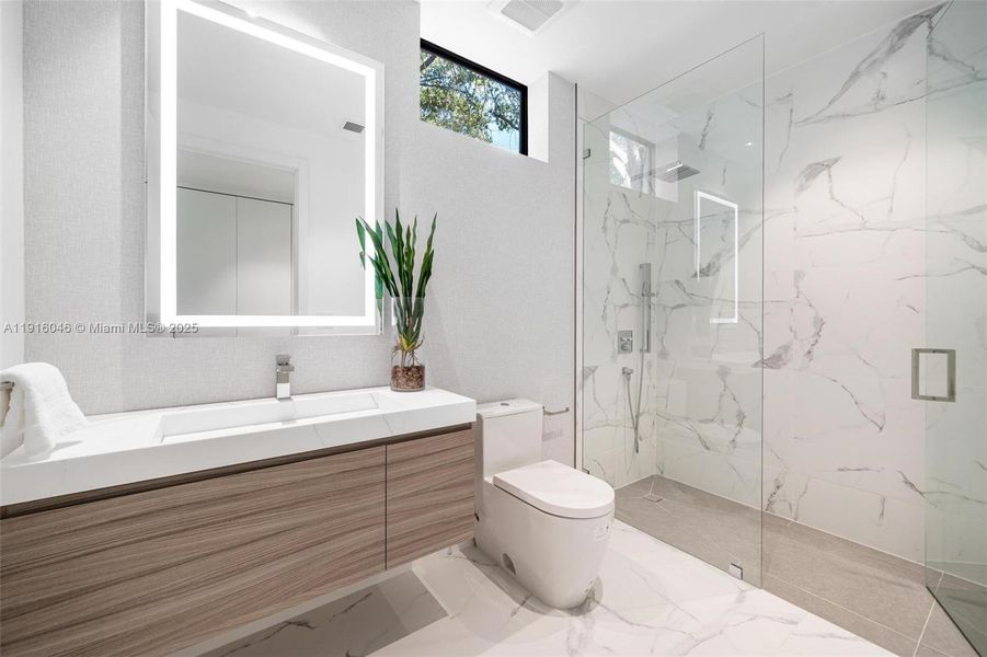 Furnished interior view inside a new home in , Miami (Image 37). Furnished interior view inside a new home in , Miami (Image 37).