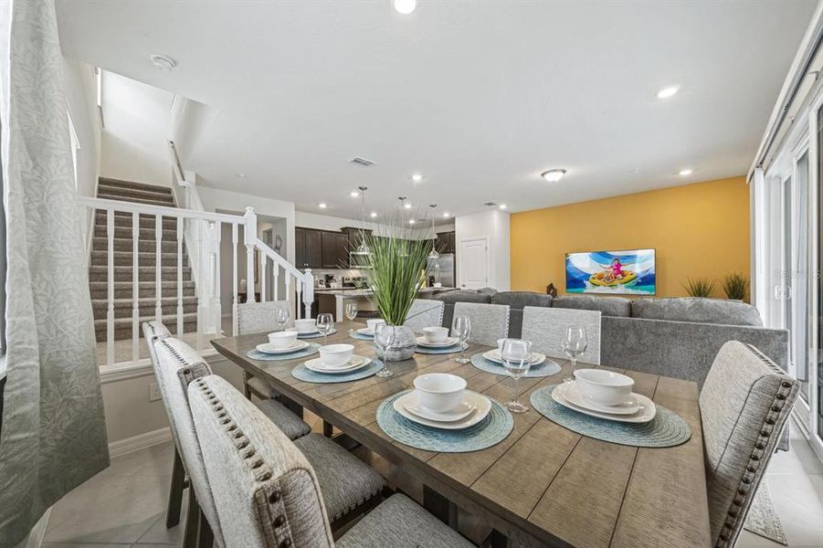 Furnished interior view inside a new home in , Clermont (Image 11). Furnished interior view inside a new home in , Clermont (Image 11).