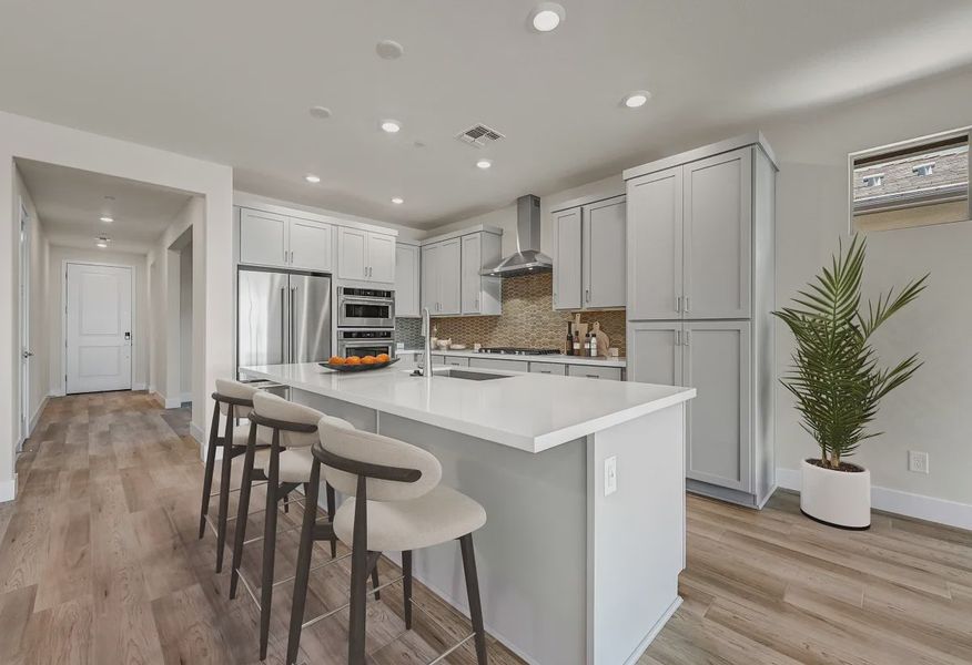 Virtually Staged Ridgecrest Flourish HS 91 Kitchen - 2 of 19