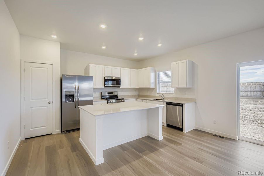Furnished interior view inside a new home in Ledge Rock: The Camden Collection, Johnstown (Image 6).