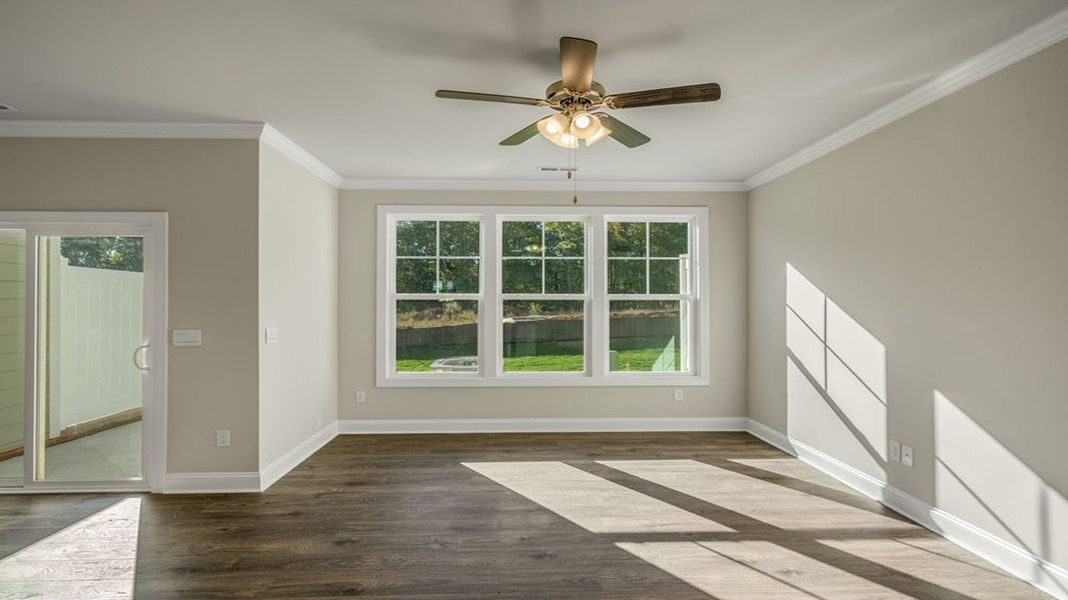 Spacious, unfurnished interior of a new home in The Grove at Glennview, Kernersville (Image 13).