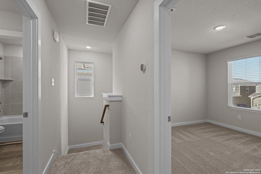 Spacious, unfurnished interior of a new home in Applewhite Meadows, San Antonio (Image 24). Spacious, unfurnished interior of a new home in Applewhite Meadows, San Antonio (Image 24).