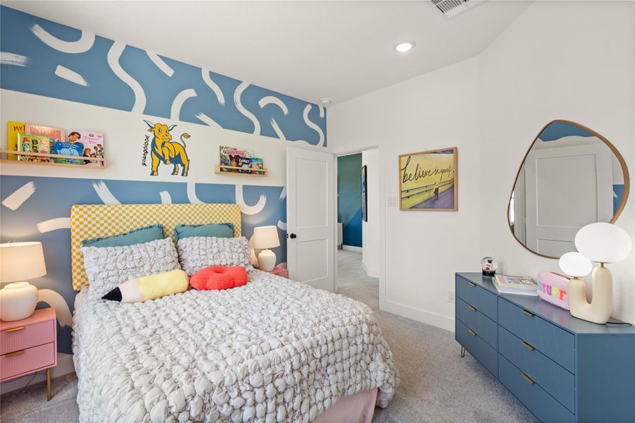 Furnished interior view inside a new home in Elyson, Katy (Image 11).