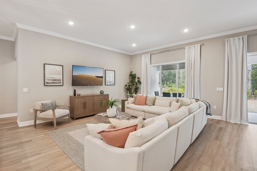 Representative furnished interior of a home built from the Livorno by Maronda Homes in Lake County Communities, Mount Plymouth (Image 34).