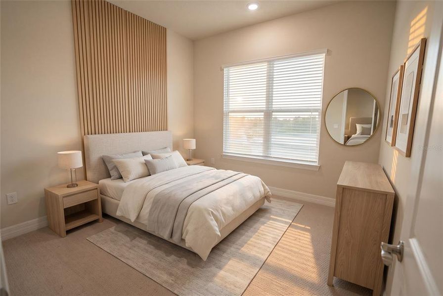 Furnished interior view inside a new home in Parkview Reserve, Orlando (Image 19).