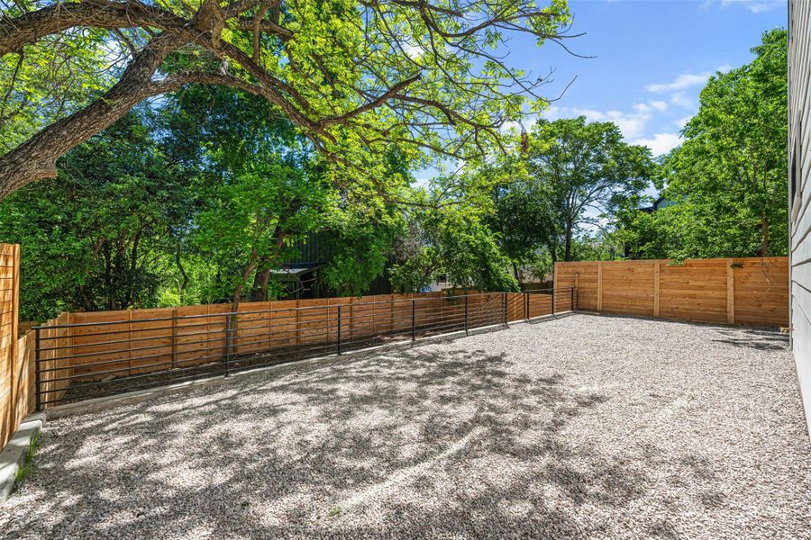 Exterior details and patio area of a home in , Austin (Image 3). Exterior details and patio area of a home in , Austin (Image 3).