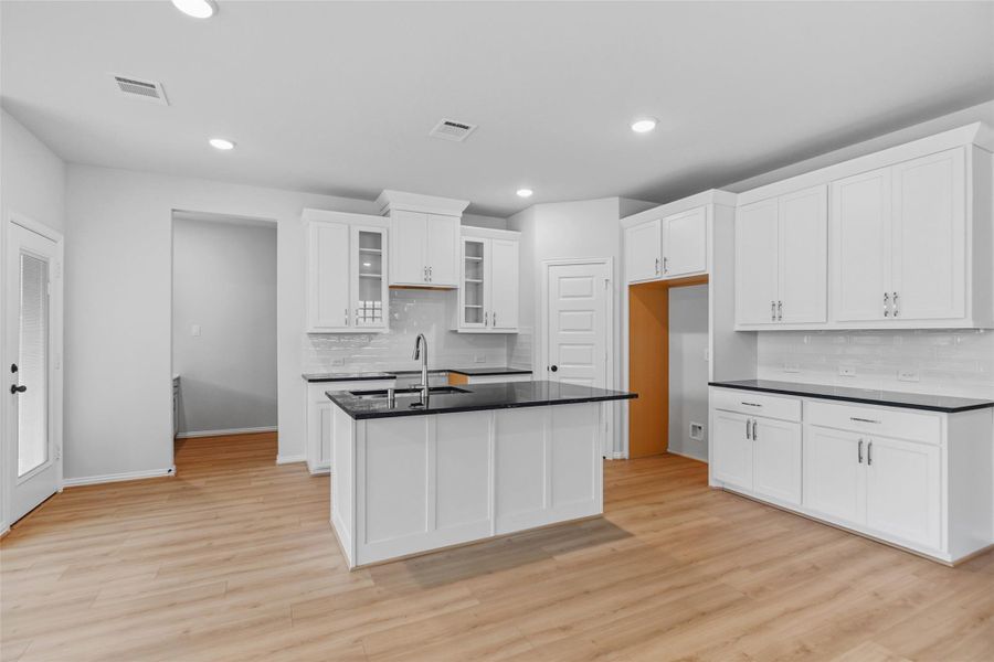 Furnished interior view inside a new home in Park at Eldridge, Sugar Land (Image 6). Furnished interior view inside a new home in Park at Eldridge, Sugar Land (Image 6).