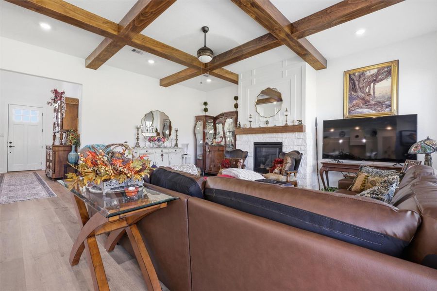 Furnished interior view inside a new home in Magnolia Woods - 70', Magnolia (Image 5).