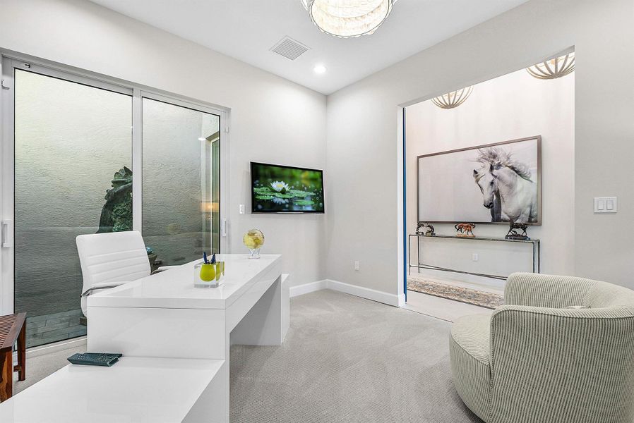 Furnished interior view inside a new home in , Boynton Beach (Image 31).