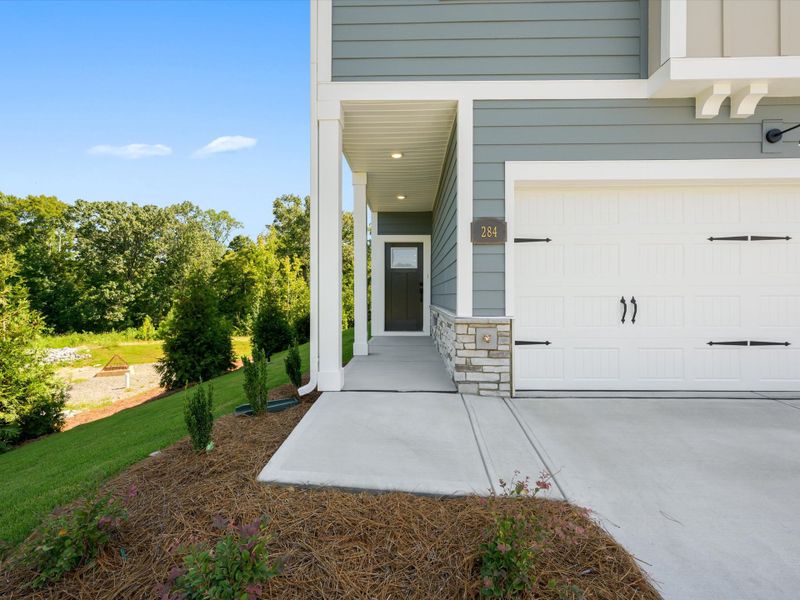 Exterior details and patio area of a home in Westview Towns, Waxhaw (Image 4).