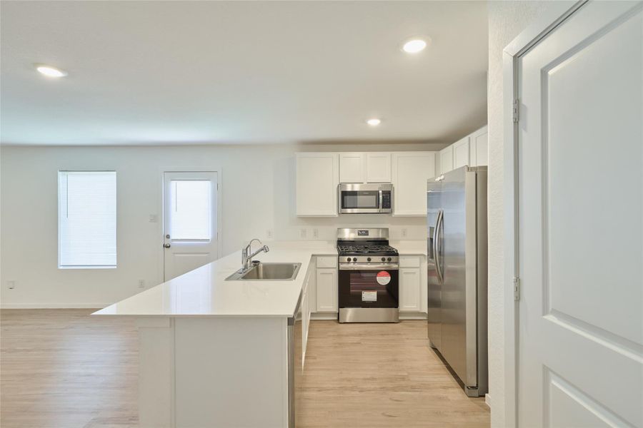 Furnished interior view inside a new home in Tavola: Cottage Collection, New Caney (Image 8).