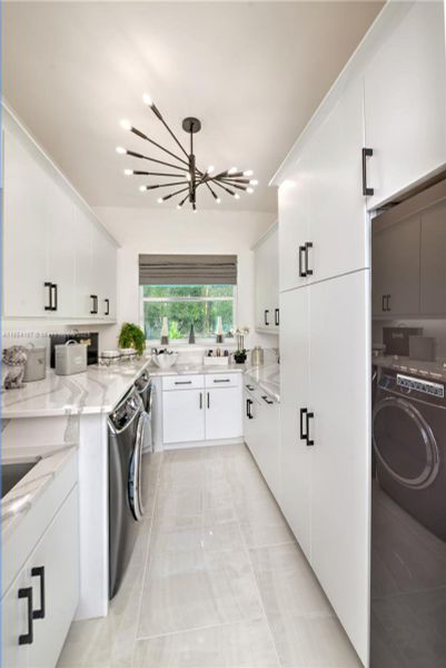 Furnished interior view inside a new home in The Estates at Brown's Landing, Port Orange (Image 4).