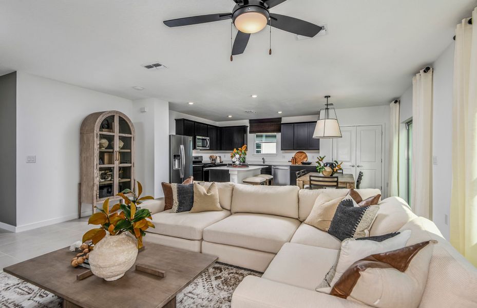 Furnished interior view inside a new home in Vida's Way, Wesley Chapel (Image 8). Furnished interior view inside a new home in Vida's Way, Wesley Chapel (Image 8).
