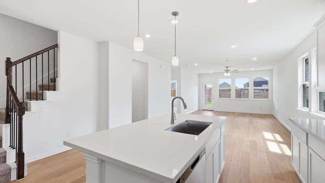 Furnished interior view inside a new home in Westridge Journey, Princeton (Image 18).