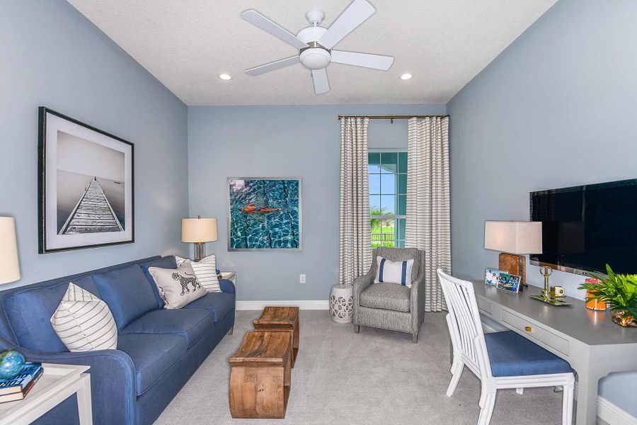 Furnished interior view inside a new home in Grand Palm, Venice (Image 12).