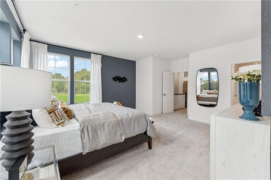 Furnished interior view inside a new home in , Atlanta (Image 19).