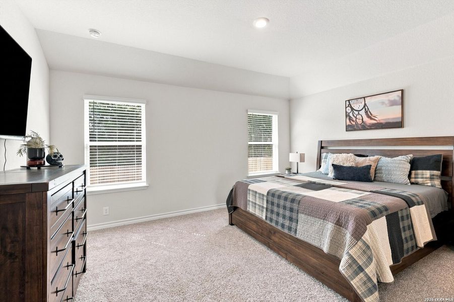 Furnished interior view inside a new home in Brookstone Creek, San Antonio (Image 17).